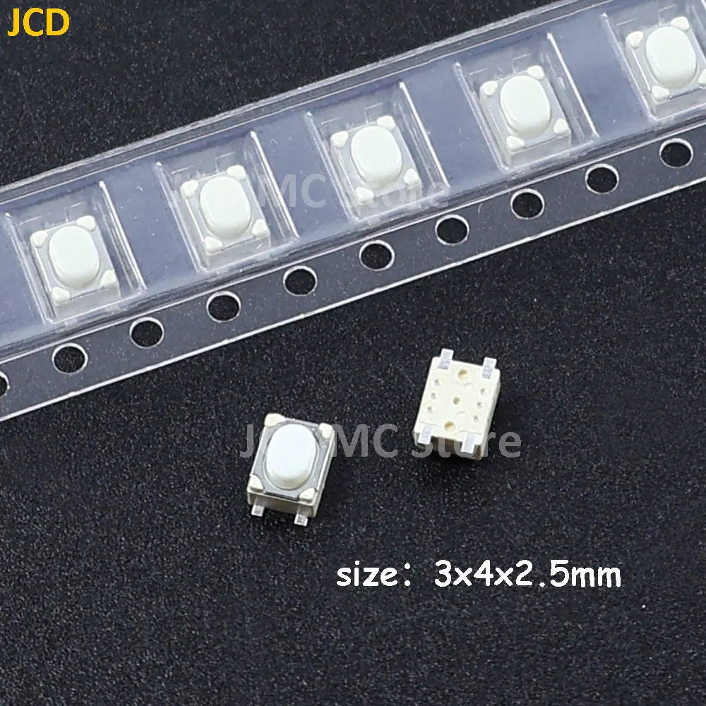 50/100/200Pcs/Lot SMD Tact Switch 3*4*2.5mm 4Pin Touch Micro Switch Push Button Switches 3x4x2.5H Button Car Remote Key Button