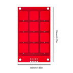 MPR121 Capacitive Touch Sensor Module I2C Interface Capacitive Touch Keypad 12 Buttons Sensor Keys Keyboard Keys for Arduino