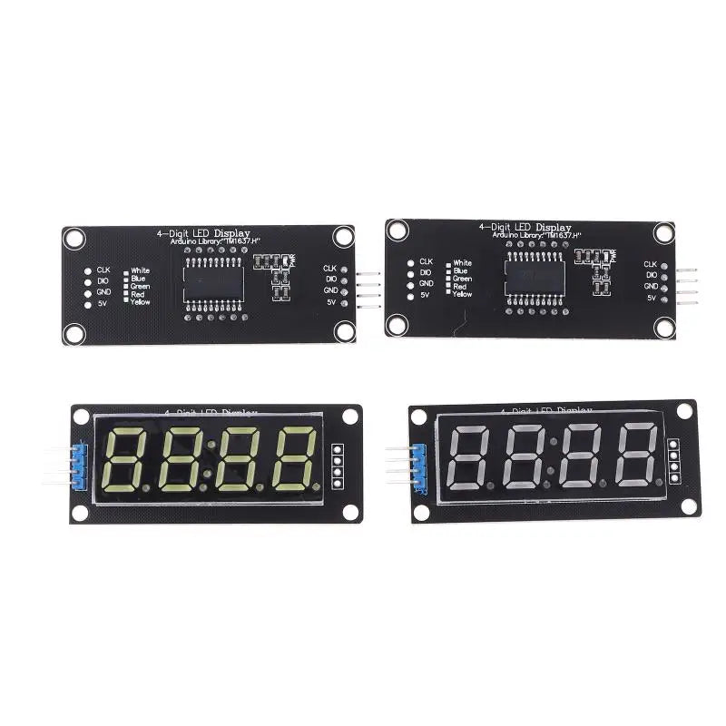 Y-1 Piece 0.56" 4-Digit LED Display Module TM1637 7-Segment Digital Tube for Arduino Electronic Clock Display Board