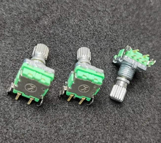 Taiwan EC11 encoder F11E side adjustment 20 bits 20 pulses with switch 15mm flower shaft 360 degrees