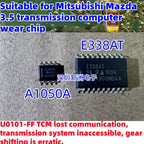 10PCS E338A E338AT  TJA1050 A1050A Suitable for Mitsubishi Mazda 3.5 transmission computer wear chip