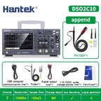 Hantek DSO2C10 DSO2C15 DSO2D10 DSO2D15 2CH Oscilloscope 100/150MHz 1GSa/s 8Mpts FFT UART I2C SPI CAN LIN 25MHz AWG D Models