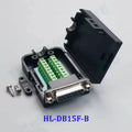 DB9/DB15/DB25 Male and Female Solderless Connector RS232/485 Transfer-Free Signals with Back Screw Terminal Adapter Board