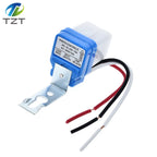 TZT 1/3PCS Automatic Auto On Off Photocell Street Light Switch DC AC 220V 50-60Hz 10A Photo Control Photoswitch Sensor Switch