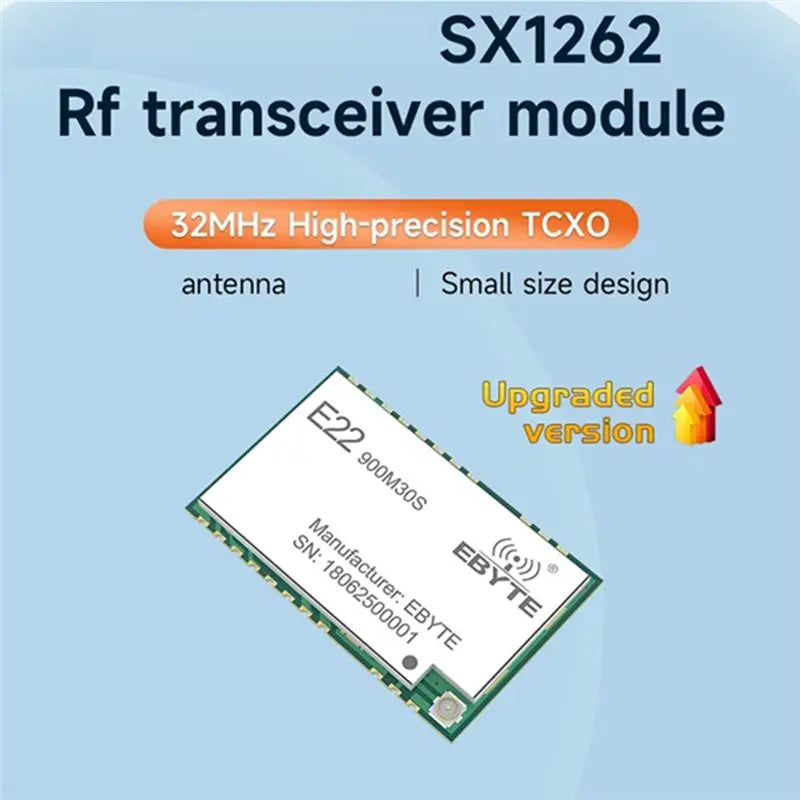 EBYTE High-Precision 32Mhz TCXO SX1262 Lora Module E22-900M30S 850-930Mhz Frequency 30Dbm 12Km SPI Interface Low Power