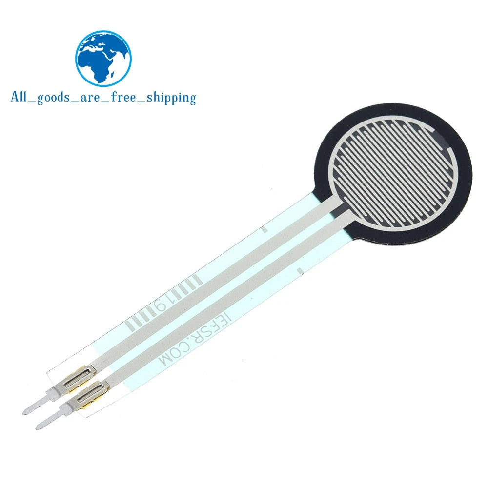 TZT 1/3pcs TZT FSR402 Force Sensitive Resistor 0.5 Inch FSR for arduino DIY KIT