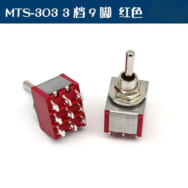 5Pcs Toggle Switch Mini Switches 2 Position 3 Position Latching Switch MTS-102/103/202/203 ON-ON SPDT ON-OFF -ON SPDT DPDT