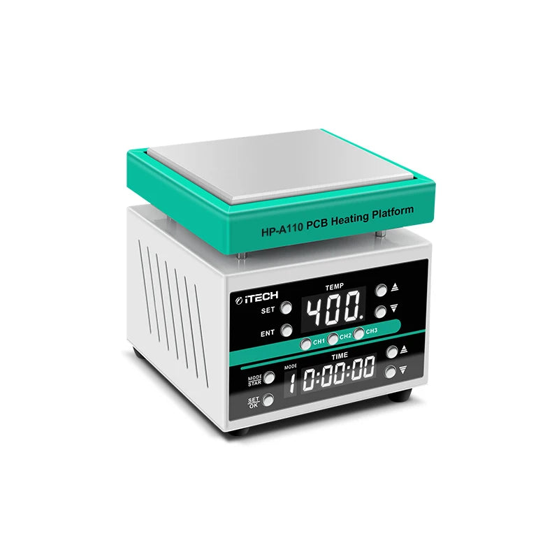 Digital Soldering Preheating Rework Station Digital PCB Preheating Station SMT SMD Hot Plate for BGA Rework and PCB Assembly
