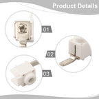 10pcs 25 Mm² Terminal Blocks Circuit Breaker Link For Busbar Circuit Breaker Distribution Box Connector Electrical Wire Connect