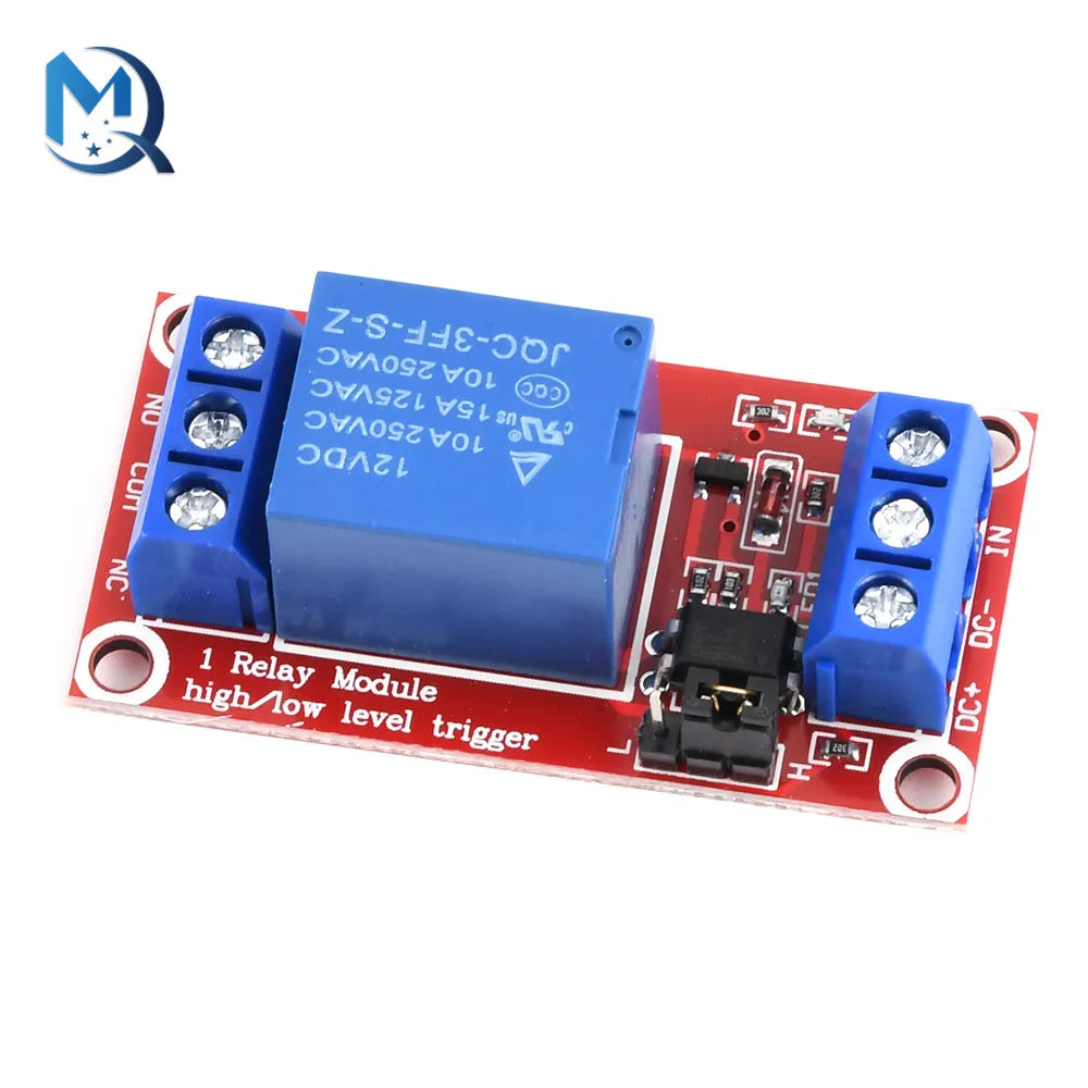 1-10pcs 5V 12V One 1 Channel Relay Module Board Shield with Optocoupler Support High and Low Level Trigger