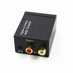 ADC Analog To Digital Audio Converter RCA to Optical Toslink Audio Adapter Analog Digital Fiber Toslink Coaxial Audio Converter
