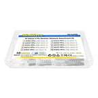 10 Values 9 Pin Radial Network Resistor Kit A101J A221J A331J A471J A102J A222J A332J A472J A512J A103J DIP Array Total 29 Pcs