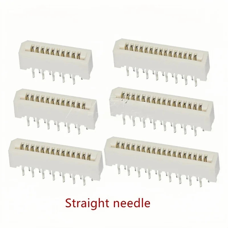 10Pcs 1.0mm FPC/FFC Connector LCD Flexible Flat Cable Socket Double Row 4/5/6/7/8/9/10/11/12/14/16/18/20/22/24/26/28/30/31 Pin
