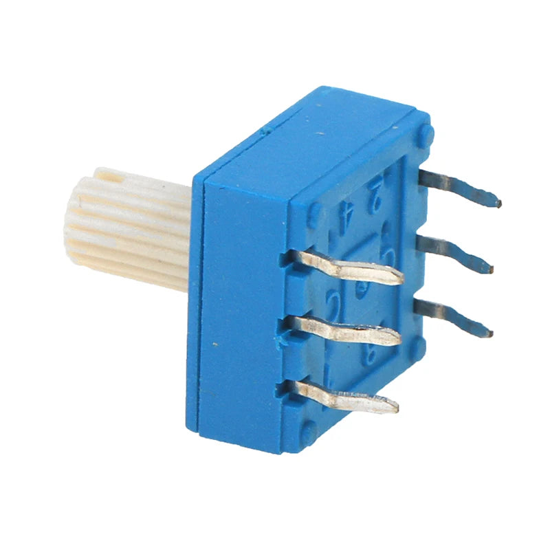 Hot Sale 1PC 0-F Rotary Encoder Switch With Handle 16-bit 8421C Positive Code 3:3 Switch