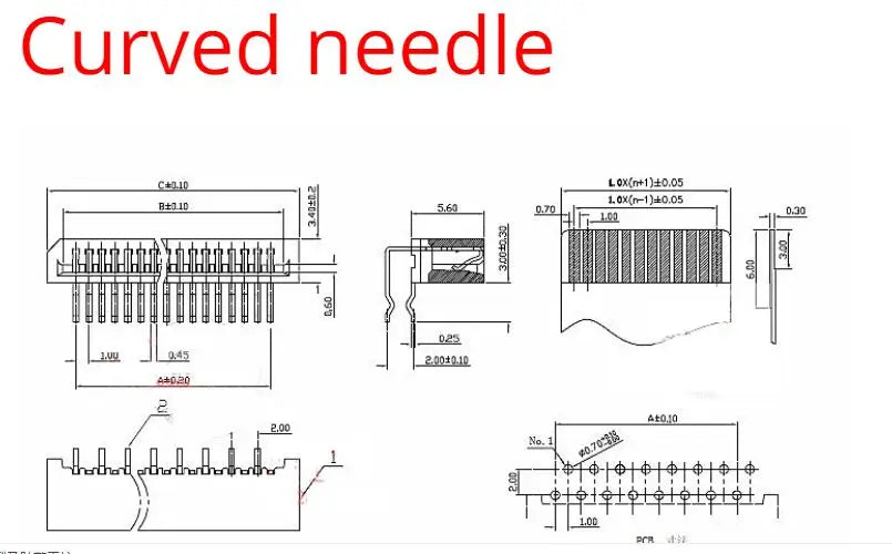 10Pcs 1.0mm FPC/FFC Connector LCD Flexible Flat Cable Socket Double Row 4/5/6/7/8/9/10/11/12/14/16/18/20/22/24/26/28/30/32P