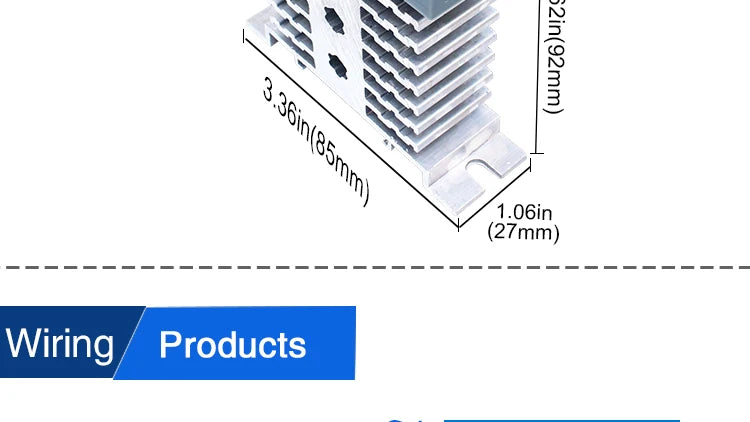SSR Solid State Relay DIN Rail Relay With Heatsink 10A 25A 40A 60A 80A 100A 120A DC - AC DC - DC AC - AC Single Phase Control