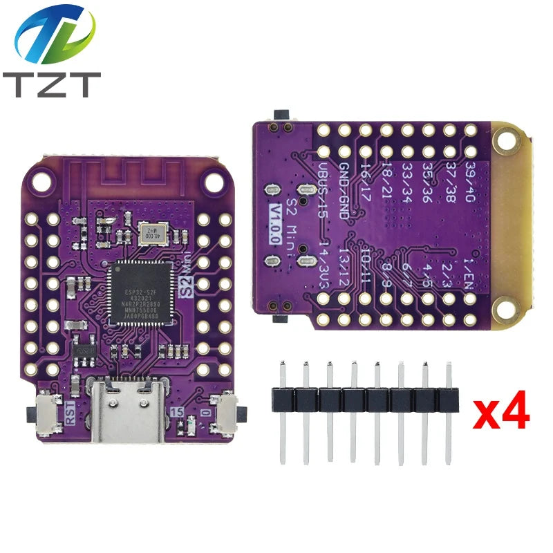 ESP32 S2 Mini WIFI Board Based ESP32-S2FN4R2 ESP32-S2 4MB FLASH 2MB PSRAM MicroPython For Arduino Compatible D1 mini upgrade