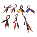 XT30 XT60 XT90 JST EC5 Futaba Traxxas Plug to 4.0mm Banana Charge Cable 15cm Silicone Wire for RC Lipo Battery