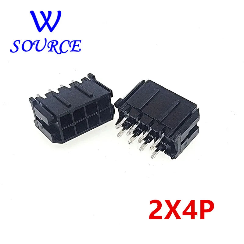 10Pcs Molex 3.0mm Plug-in Needle Holder Straight needle Connector 2*1/2/3/4/5/6/7/8/9/10/11/12P MX3.0mm Double Row Connector