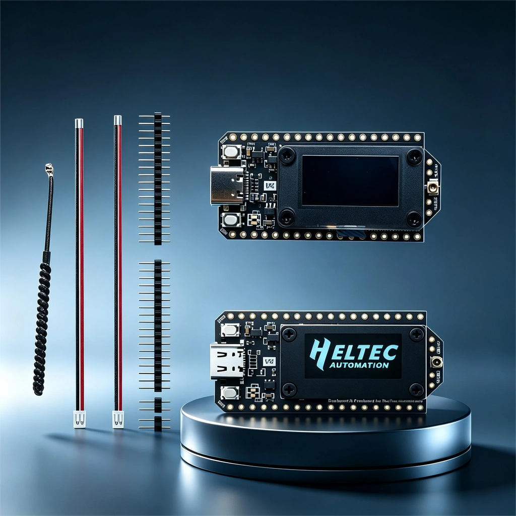 Heltec Meshtastic Wifi LoRa 32 V4 Dev-Board with ESP32 SX1262 GPS 0.96inch OLED Solar Powered Low Power ESP32-Based Arduino IoT