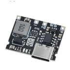 1/2/5PCSType-C USB Lithium Li-ion 18650 3.7V 4.2V Battery Charger Board DC-DC Step Up Boost Module TP4056 DIY Kit Parts