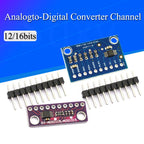 12bits 16 Bit I2C ADS1115 ADS1015 Module ADC 4 channel with Pro Gain Amplifier 2.0V to 5.5V for Arduino RPi