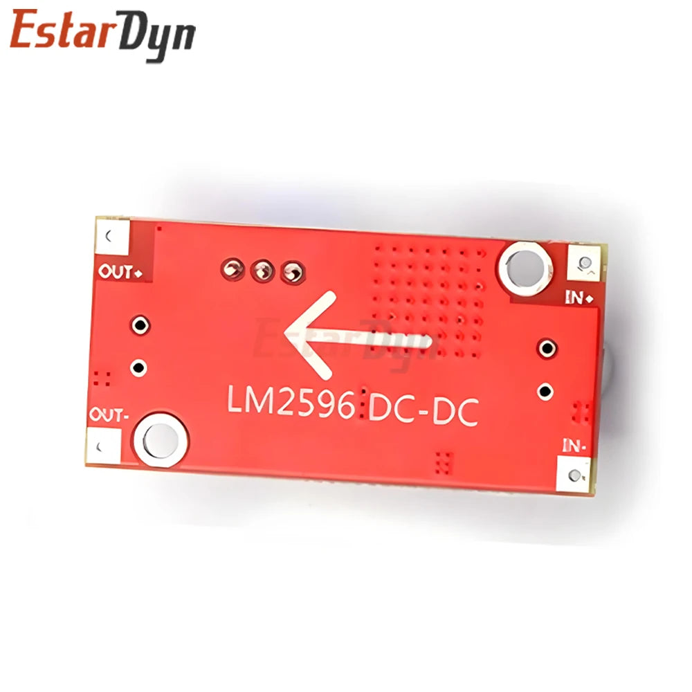DC-DC LM2596 Step Down Power Supply Module 3.2-40V to 1.2-35V 3A with TDK Inductor, for DIY Projects