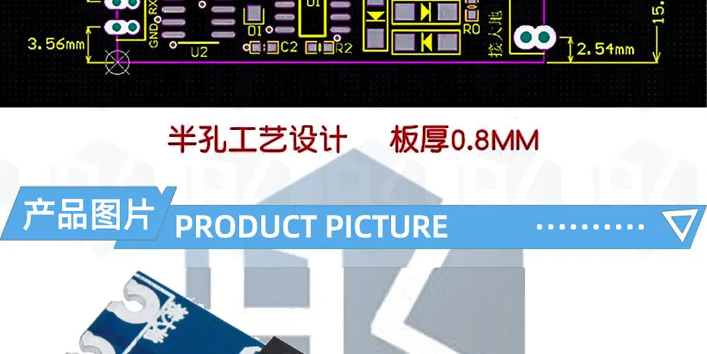TTL-RS485 Bidirectional Converter Module: Serial UART Level Shifter with Auto-Flow Control – 3.3V/5V Power Supply