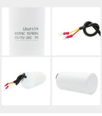 CBB60 start-up working capacitor 120UF 450V air pump air pressure car washing machine capacitor
