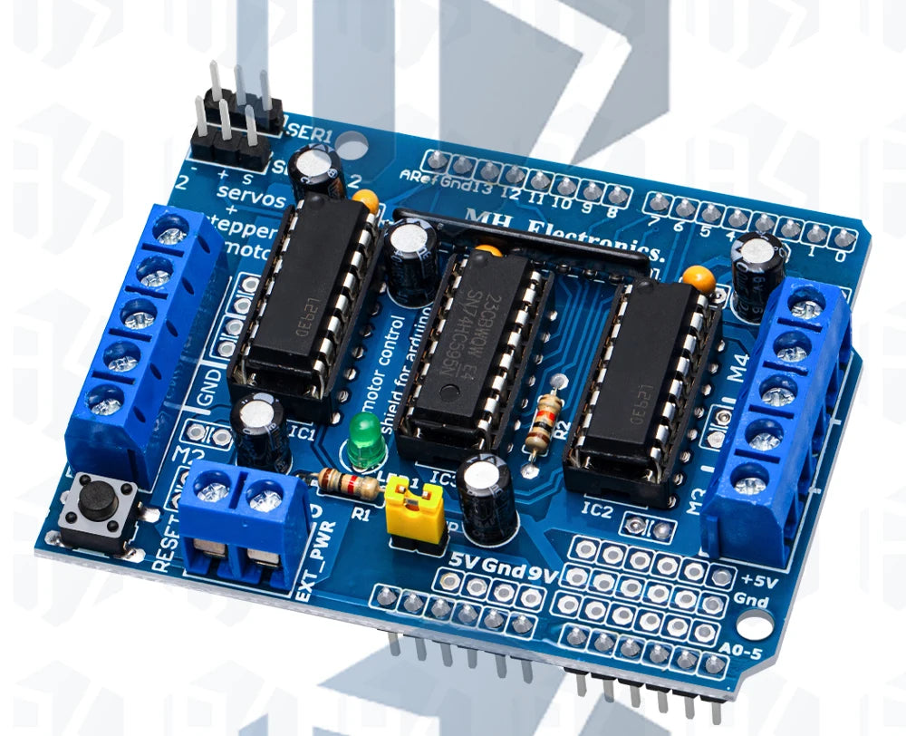 1PCS  L293D Motor Control Shield -Motor Drive Expansion Board for Arduino
