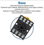 H3BA-N8H Industrial Timer Relay Solid State Time Delay Relay 1.2s‑300h AC 220V DC 24V Adjustable Analog Panel Mount Timer