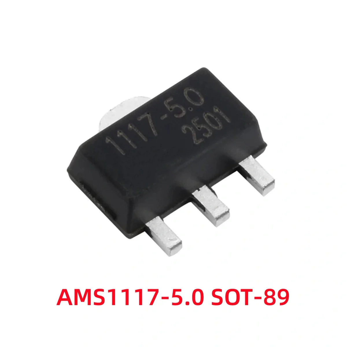 50/100Pcs AMS1117-1.2V 1.5V 1.8V 2.5V 3.3V ADJ SOT-223 SOT-89 AMS1117CD-5.0 TO-252 Adjustable/Fixed Low Dropout Linear Regulator
