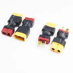 5Pcs Adapter XT60 To XT30 XT90 EC5 TRX T Female To Male Plug Deans Connectors Plug RC Helicopter Quadcopter Lipo Battery Control