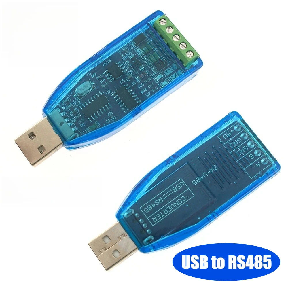 Industrial USB To  RS232 RS485 Converter Module with TVS Protection Bidirectional Half-Duplex Modbus RTU for PLC/SCADA Systems