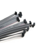 1PCS FC 1.27mm Gray Flat Ribbon Data Cable IDC Double Ends Same Direction FC-6/8/10/14/16/20/30/34/40P JTAG ISP Download Cable