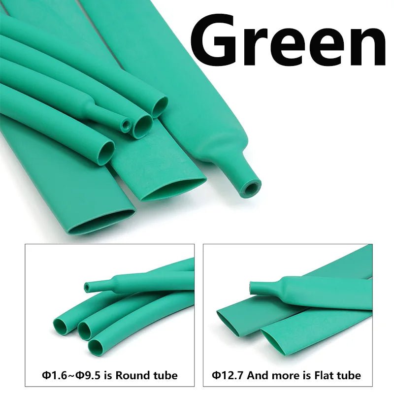 5Meters 3:1 Heat Shrink Tube With Glue Colorful 1.6-50mm Dual Wall Adhesive Lined Polyolefin Shrinkin ﻿Wrap Cable Protect Sleeve