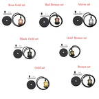 Vintage Edison Pendant CFL LED Filament E27 E26 Edison Screw Light Socket Light Industrial Retro Bulb Lamp Base Aluminum Holder