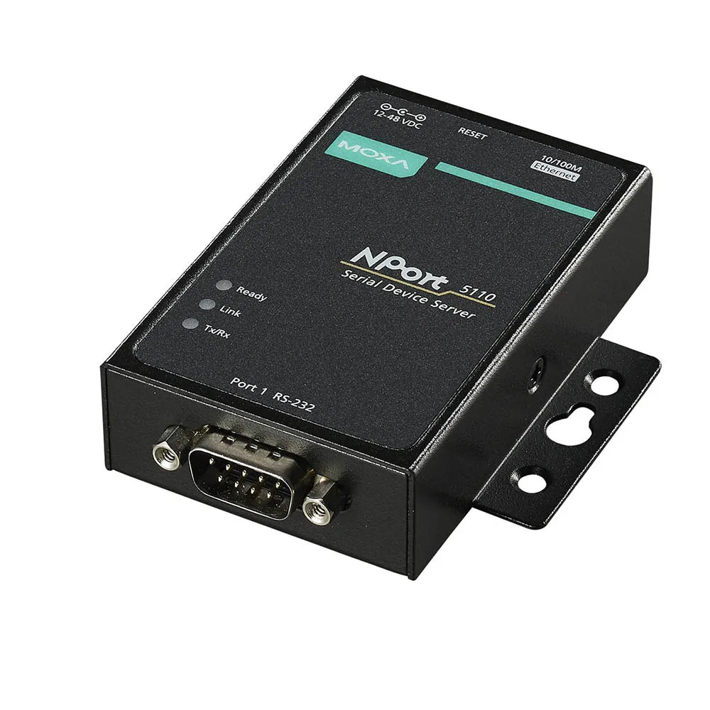 MOXA NPort 5110 5130 5150 1-port RS-232/422/485 Serial Device Server