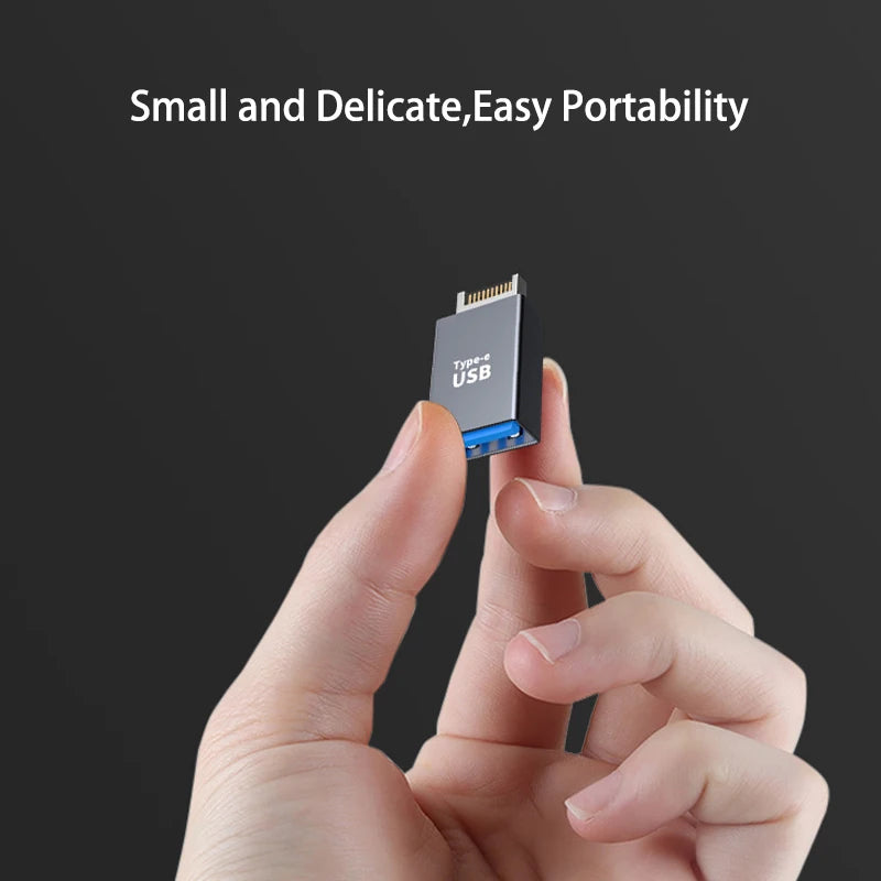 USB 3.1 Front Panel Header Type E to USB C Type C Expansion Cable Adapter Connector for Desktop Computer Motherboard Plug