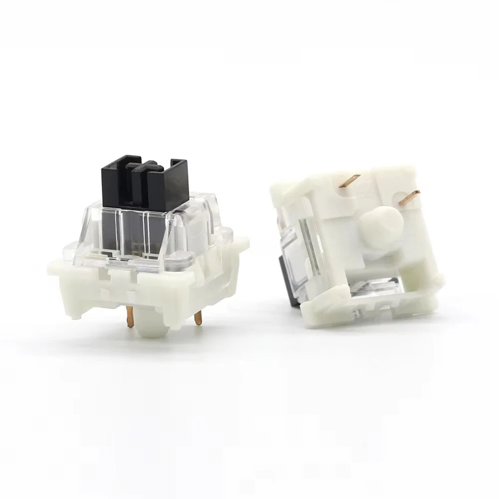 Three Pin Tactile Keyboard Switch Sturdy Plastic Key Clicker Key Replacement Parts for Mechanical Keyboard Servicing Accessories