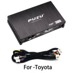 PUZU PZ-C7 Wiring Harness 4X150W Car DSP Amplifier Car Radio Sound Upgrade Digital Audio Signal Processor For Toyota(Non-JBL）