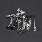 10 Sets Infrared LED Emitter & Receiver Kit 3mm(F3) 5mm(F5) 940nm Diodes 1.4-1.6V 20mA for Sensor Remote Control Projects