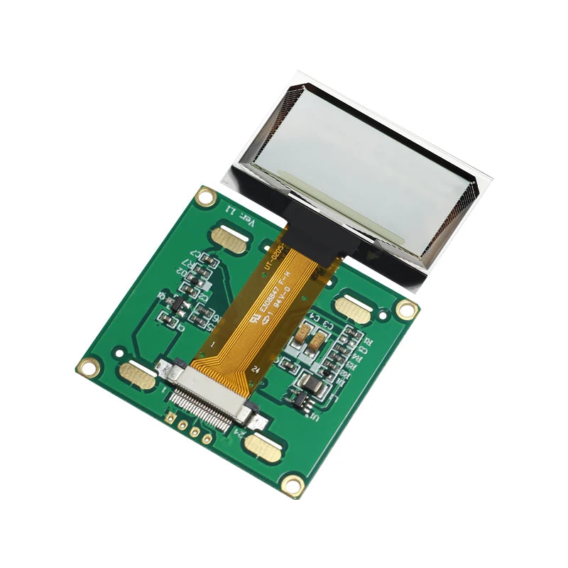 1.51 1.54 Inch 24PIN SPI/IIC/6800 COG 3.3V Blue PMOLED Screen SSD1309 Graphic 128x56 Display Transparent OLED 128x64