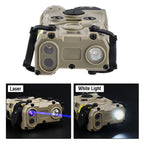 Tactical Nylon EOTEC OGL Red Dot Laser Indicator Blue Green IR PEQ-15 with OGL White Strobe Flashlight for Airsoft Gun Rifle