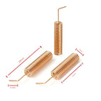 10pcs 433Mhz Built-In Spring Antenna Lora Module Coil Aerial Omnidirectional High Gain Wireless Card Router Copper