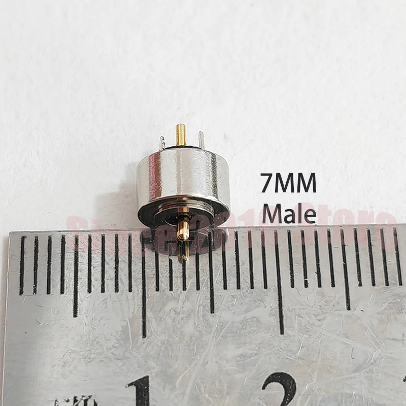 4/5/6/7/8/10mm Circular Magnetic 2Pin Male And Female Pogo Pin Connector 12V 2A Gold-plated For DIY Charging Of Smart Watches