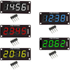 Red/Green/White/Yellow/Blue Colors TM1637 0.56" LED Display Digital Tube Decimal 7 Segment 4 Digit Clock Double Displays Dots