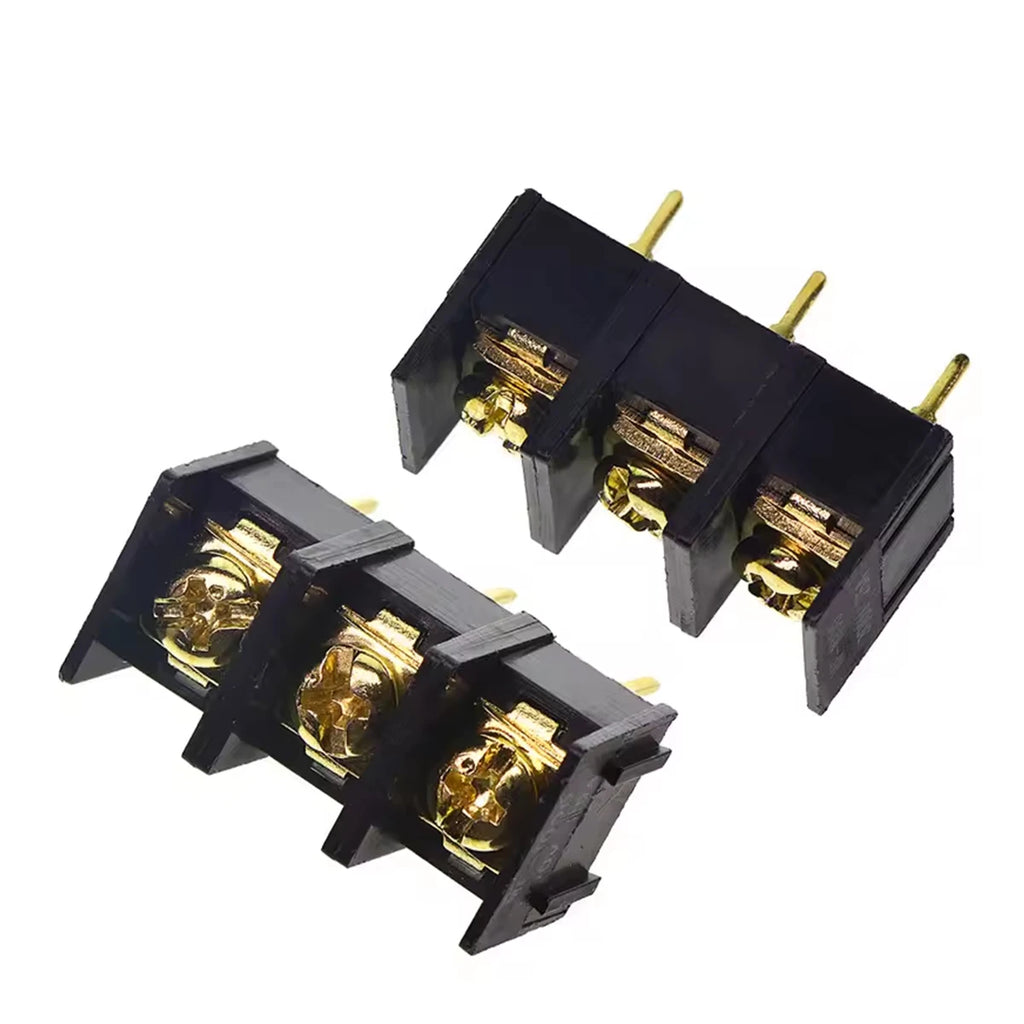 10Pcs KF1000 Barrier Terminal Block Pitch 10mm 2P/3P/4P PCB Mount Screw Terminal Connector 300V 25A for PCB Wiring