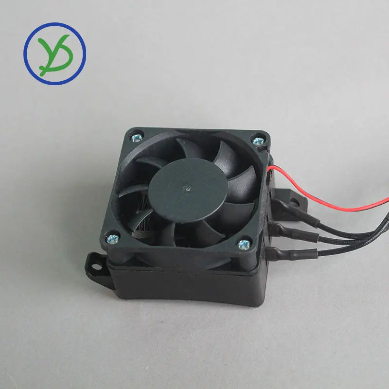 12V 24V 48V 110V 220V PTC Heater 50~400W Ceramic Thermostatic Insulated Heater With Fan Pet Insulation Incubator Electric Heater