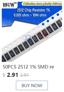 200PCS 660PCS 720PCS 4000PCS 0402 0603 0805 1206 1210 2512 SMD Resistor Kit igmopnrq Assorted Kit 10K 100K 1K 1R 100R 220R 1% 5%